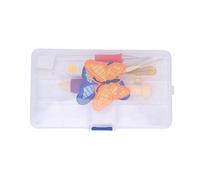 KIMISS Kit de Broderie avec Aiguille à Poinçonner, 12 Pièces, Ensemble de Stylos à Broder Réglables pour Débutants, Marqueur Effaçable à l'eau