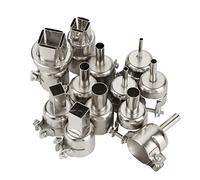 KIMISS Kit de Buses Thermiques 12 Pièces, 12 Pièces 850, équipement de Brasage à Chaud, Station de Retouche, Outil de Réparation, Accessoire pour