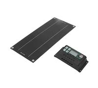 KIMISS Kit de Chargeur de Batterie de Panneau Solaire Portable 600 W - Chargeur Solaire 18 V pour Camping-Car, Voiture, Bateau et Utilisation en Extérieur