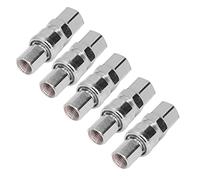 KIMISS Kit de Coupleur Rapide Pneumatique 1/4 ", 5 Ensembles de Compresseurs de Raccords en Acier Inoxydable, Jeu de Fiches de Connecteur Robustes (Fil intérieur 1/4 (SF+PF-20))