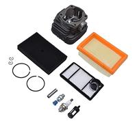 KIMISS Kit de Filtre à Carburant à Air à Piston de 49 Mm Cylindre pour Scie à en Béton TS400, Pièces de Remplacement Durables pour des Performances Améliorées