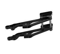 KIMISS Kit de Montage d'aile Arrière RC pour Modèle Kraton 1/8 - Accessoire de Mise à Niveau en Métal en Noir Rouge pour des Performances Améliorées (Black)