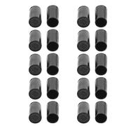 KIMISS Kit de Remplacement de Capuchons de Réparation de pour Talons Hauts-10 Paires d'embouts de en Polyuréthane Antidérapants pour Utilisation et événements (Diamètre intérieur 9mm)