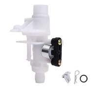 KIMISS Kit de Service de Module d'eau de Toilette amélioré, Module de Valve d'eau de Toilette pour Camping-Car 31113, Comprend 2 Vis, Rondelle de Serrage, Remplacement pour Toilettes de