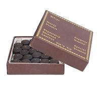 KIMISS Kit d'embouts de Queue de Billard en Cuir Rouge, 50 Pièces/boîte, 12mm, pour Billard et, Pointes de Bâton de de qualité Supérieure pour Jeux à Huit et Neuf Balles
