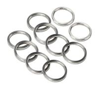 KIMISS Kit d'espacement de Rondelle ID 12 Mm - 10 Pièces en Acier Inoxydable 15 Mm OD, Boulons et équipement Mécanique (3515-0015-0020)
