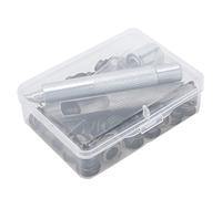 KIMISS Kit d'œillets - 100 Ensembles de 0,8 Cm avec Outil de Perforation pour Vêtements, Travaux Manuels - œillets en Laiton Durable et Boîte de Rangement Pratique (#3)