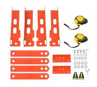 KIMISS Kit D'outils D'alignement des Roues pour Voitures, SUV, Camions, | Construction en Fer Solide, Réglage Rapide du Pincement Avant, compatibilité avec les écrous M14 M16, Utilisation dans un