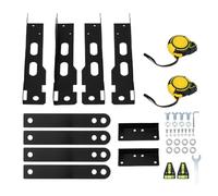 KIMISS Kit D'outils D'alignement des Roues pour Voitures, SUV, Camions, | Construction en Fer Solide, Réglage Rapide du Pincement Avant, compatibilité avec les écrous M14 M16, Utilisation dans un