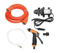 KIMISS Kit d'Outils de Nettoyage de Voiture pour Nettoyeur Haute Pression Portable - Système de Pompe électrique de Pulvérisation Haute Pression pour Voiture électrique 12 V avec 130 Psi - Outils