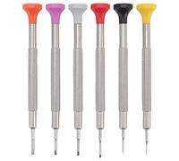 KIMISS Kit d'outils de Réparation de Montre de Précision avec Jeu de Tournevis à Tête Plate Kit de Tournevis Horloger Professionnel de Haute Précision pour le Travail de Bijoux