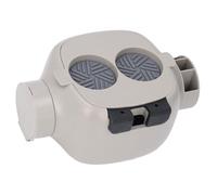 KIMISS Knock Box pour café - Mini Poubelle Moulue Portable pour la Maison et l'utilisation, élégante avec Base Antidérapante et Nettoyage Facile (GREY)