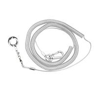 KIMISS Laisse d'oiseau Réglable pour Perroquets-Corde Volante Flexible de 19,7 Pieds pour Un Entraînement en Toute sécurité