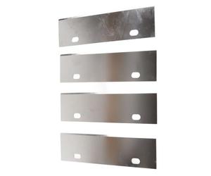 KIMISS Lames de Rechange pour Grattoir à Gril en Acier Inoxydable, 4 Pièces, pour Un Nettoyage Intensif des Plaques Chauffantes, Accessoires Idéaux pour l'entretien des Barbecues et des Grillades