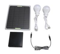 KIMISS Lampe de Camping LED-ampoules Solaires Rechargeables Portables à Utiliser, Lampes de Tente étanches avec Plusieurs Fonctions