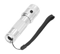 KIMISS Lampe Torche LED Polyvalente 10 en 1 à Changement de Couleur, Lampe de Poche de Scène étanche IPX4, Lampe de Poche LED RVB Argentée Multicolore, Idéale pour la Vision Nocturne,