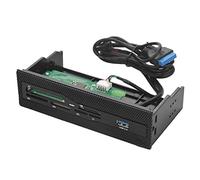 KIMISS Lecteur de Carte Interne PC avec Port USB 3.0, Prend en Les Formats de Carte M2 SD MS XD CF TF, Comprend Tableau de Bord sur Le Panneau Avant