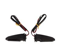 KIMISS Les Clignotants de Moto en Forme de Lumière, Lampe à Indicateur LED pour CB125R CB250R CB300R, avec Boîtier Noir, s'adapte au CB500X, Lampe Indicatrice de Moto