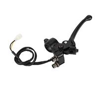 KIMISS Levier de Frein de Moto, 1 pièces 7/8 `` 22mm Moto ATV Double poignée Barre de Frein en Alliage d'aluminium Tige de Frein (Noir)