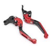 KIMISS Levier d'embrayage de Frein Réglable pour Pièces de Rechange de Moto Tenere 700 2019-2021 - Leviers en Alliage d'aluminium CNC à Haute durabilité (rouge)