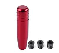 KIMISS Levier Vitesse Boîte Automatique,Bouton de Changement de Vitesse universel,Pommeau de Levier de Vitesse de voiture Alliage d'aluminium avec longueur de 13cm(Rouge)