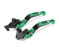 KIMISS Leviers d'embrayage de Frein Réglables pour XJ6 DIVERSION 2009-2015 - Remplacement en Alliage d'aluminium CNC - Poignées 'embrayage Haute Performance (GREEN)