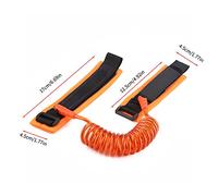 KIMISS Lien de Poignet Anti-perdu, Harnais et Laisse pour Enfants Corde élastique Perdue des Enfants Adultes Durables (ORANGE)