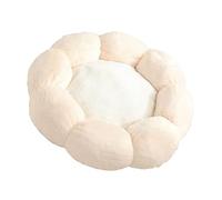 KIMISS Lit Apaisant pour Chien, Mignon, Rond, en Forme de Fleur, Doux, Confortable, Chaud, épais, Coussin pour Chien et Chat, pour Chambre à Coucher, Salon, Anti-anxiété (Diamètre 55cm/21.7in (Moins