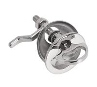 KIMISS Loquet à Came de Bateau, Traction de Trappe Marine en Acier Inoxydable 316 avec Indicateur de Point Rouge, Poignée de Levage Encastrée pour Trappe de Pont de Bateau, Boîtier