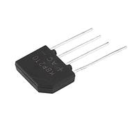 KIMISS Lot de 10 Ponts de Diodes 2 A 1000 V KBP210 Pont Redresseur Plat pour Circuits électroniques - Idéal pour Les Appareils Ménagers et Les Applications Industrielles (10 pièces