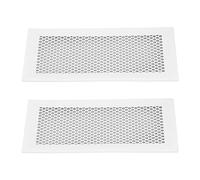 KIMISS Lot de 2 Housses de Ventilation à l'épreuve des Bébés - Housses de Protection en Silicone Sûres pour les Bouches d'aération de Sol de la Maison, Empêchent le Pincement et l'entrée du Ct,