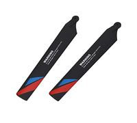 KIMISS Lot de 2 Pales de Rotor Principal pour Hélicoptère K200 RC - Pr Lers de Rechange pour des Performances Améliorées et Un Entretien Facile - Pièces de Rechange de Couleur Noire
