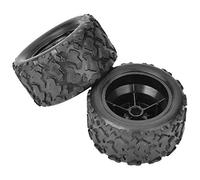KIMISS Lot de 2 Pneus de Rechange en Caoutchouc de qualité Supérieure pour Voiture RC HS 18301 18302 18311 18312 1/18 - Accessoires Anti-Usure, Durables et Faciles à Installer