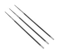 KIMISS Lot de 3 Limes à Chaîne de Tronçonneuse 3/16 4,8 Mm, Outil de Jardin pour Le Travail du Bois, Entretien de Précision de la Lame, pour l'Entretien de la Pelouse et Les