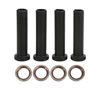 KIMISS Lot de 4 Bagues Longues pour Bras Avant A avec Entretoise, Bagues Inférieures Noires pour Bras Avant A pour Trail Blazer 250 1993-2005