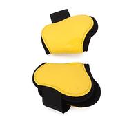 KIMISS Lot de 4 Bottes Légères Ouvertes sur Le Devant pour Tendons de Cheval de Saut d'obstacles, Bottes de Protection Confortables et Réglables pour Protection de Jambe de Cheval de Saut (Une