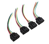 KIMISS Lot de 4 Connecteurs de Bobine D'allumage 1J0973724 Remplacement du Faisceau de Câbles ABS pour 5000 L5 RS4 RS6 S4 S5 S6 S8 L4