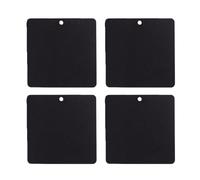 KIMISS Lot de 4 Plaques de Montage Auto-adhésives pour Lumière Magnétique, Base de Lumière D'avertissement Magnétique, Plaques de Montage pour Barre Lumineuse, 8895404 avec Revêtement