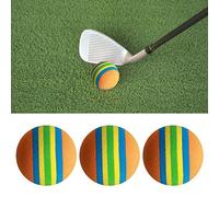 KIMISS Lot de 50 Balles en Mousse EVA Légères à Rayures pour Entraînement en Intérieur - Jouet de Divertissement coloré pour Chat, Non Toxique, sans Danger pour Les Animaux de Compagnie, Idéal pour