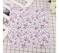 KIMISS Lot de Tissus Artisanaux en Coton à Fleurs Vintage, pour Bricolage, Housse de Coussin de Portefeuille, Fournitures de Tissu matelassé 100% Coton (50 * 50 cm)
