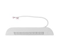 KIMISS Lumière LED pour Auvent de Camping-Car, 10 Pouces, 6000K, Blanc Froid, Haute luminosité, Luminaire Utilitaire pour Camion, Remorque, Camping-Car, 12V 24V DC, Faisceau (Blanc avec Interrupteur)