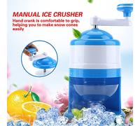 KIMISS Machine Portative de Fabricant de Cône de Neige de Broyeur à Glace de Manivelle pour l'usage à la Maison, Rasoir à Glace Manuel avec la Lame d'acier Inoxydable