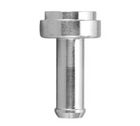 KIMISS Mamelon de Tuyau 3/8 Pouces à Souder en Aluminium pour Huile et Fluides Automobiles - Raccord de Tuyau Universel pour Voitures, Camions et Plus Encore