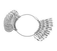 KIMISS Mandrin de Baguier UK - Outil de Mesure Précis de la Taille des Bijoux pour les Mariages, les Cours et Plus Encore (métal)