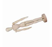 KIMISS Mannequin en Bois articulé pour les Artistes - Ble Body Drawing Model with Base, Idéal pour l'esquisse et la Décoration