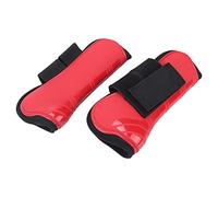 KIMISS Matériau Absorbant Les Chocs Bottes de Tendon de Cheval Protecteurs de Boulets d'équitation Coque en PU Botte de Protection de Tendon de Cheval Respirant et Répartissant Uniformément la (Une