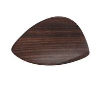 KIMISS Mentonnière pour Violon de Taille 4/4 - Bois d'ébène avec Bande et Support en Bois Tendre, Expérience de Jeu Confortable