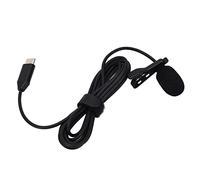 KIMISS Microphone Lavalier à Pince Omnidirectionnel de Type C pour One RS, Micro Haute sensibilité pour Entretiens