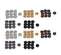 KIMISS MINI 5 Mm Metal Snap Buttons Finders pour l'artisanat et Couture - 100pcs Boutons Résistants à la Rouille Légers pour les Vêtements et Accessoires de Poupée