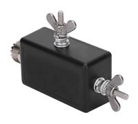 KIMISS Mini Balun 9:1 pour Antenne HF à Ondes Courtes, Adapté pour Environnement Extérieur et Utilisation QRP, Convertisseur Bidirectionnel Équilibré Vers Asymétrique, 100 W SSB, Noir